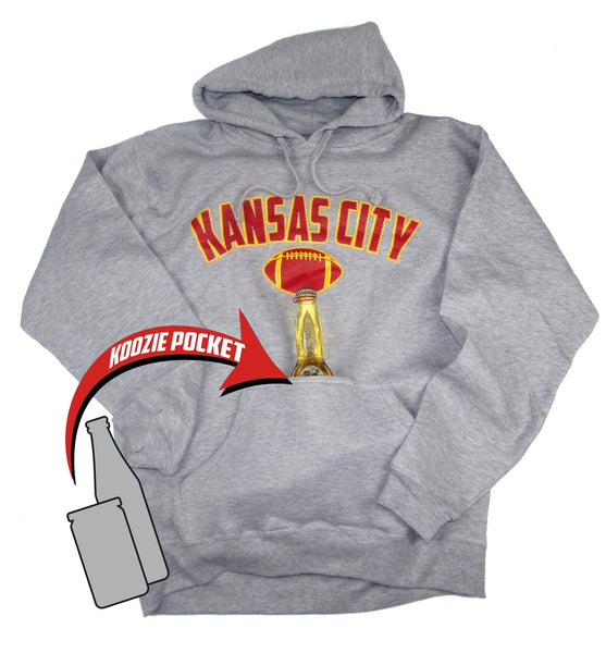 Hoodie with cheap koozie pocket