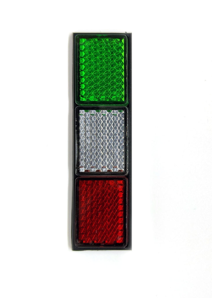 ITALIAN FLAG CAR REFLECTOR