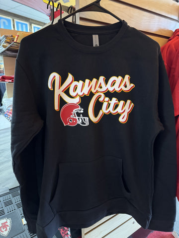 KC Football "pocket" Crewneck